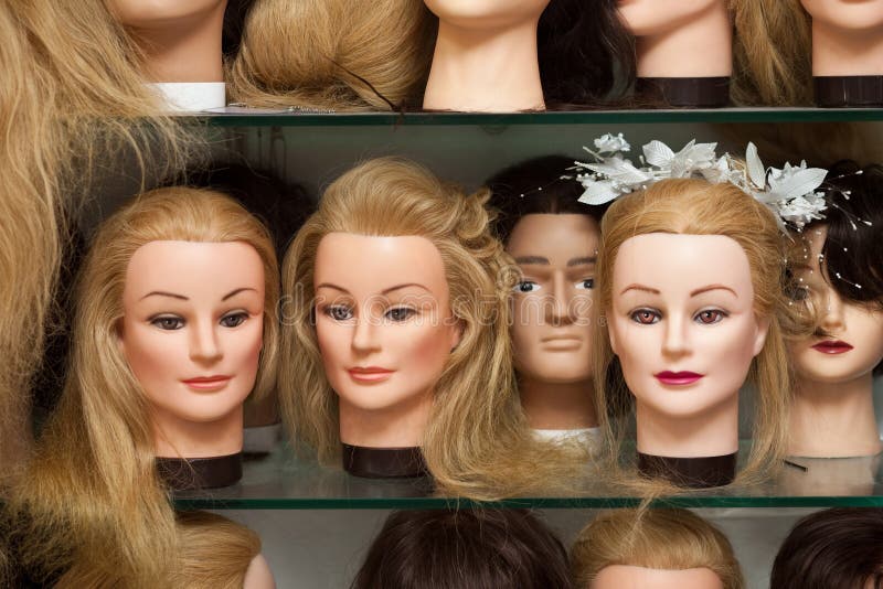 Mannequin Heads And Wigs Stock Photo - Download Image Now - Adult, Adults  Only, Beautiful People - iStock