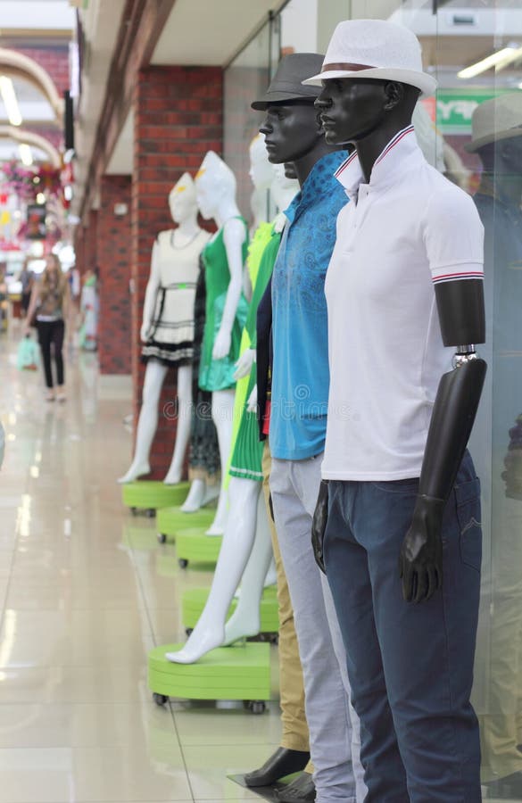 Mannequin in a Shopping Center Stock Image Image of mannequin, window