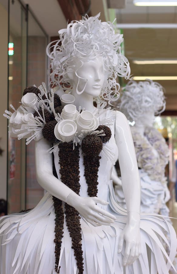 Mannequin in a Shopping Center Stock Photo Image of design