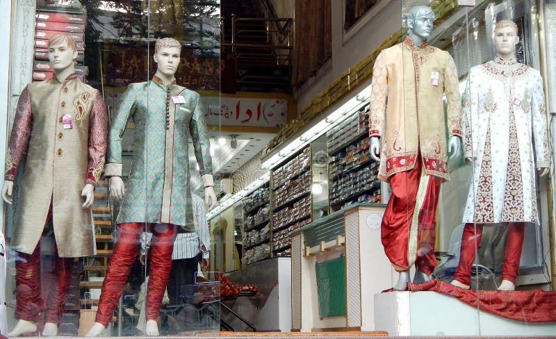 Mannequins dressed in latest Indian fashion dress for women