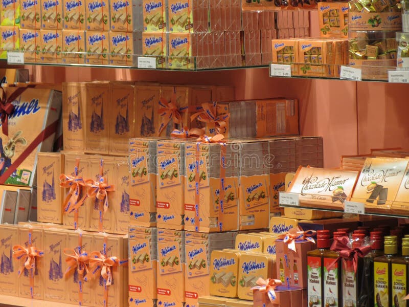 Manner Brand Store in Vienna Editorial Photography Image of store