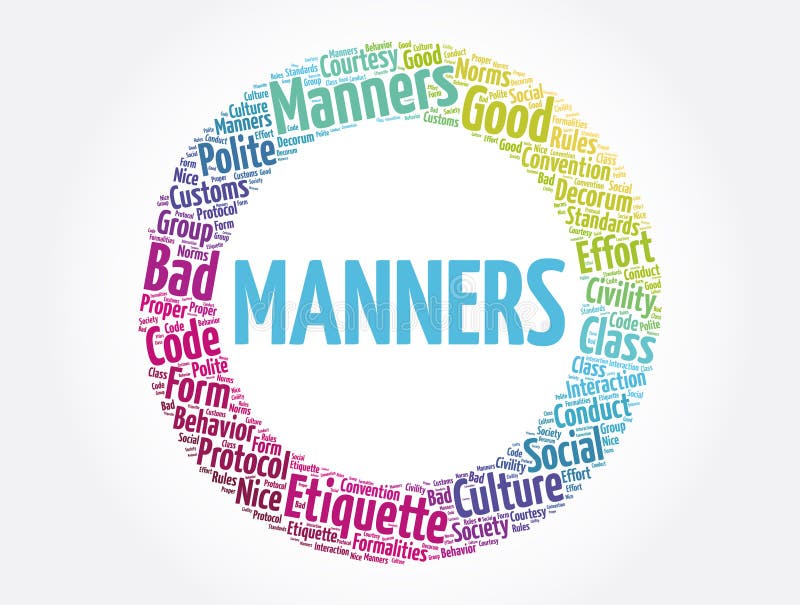Manners Stock Illustrations – 3,019 Manners Stock Illustrations