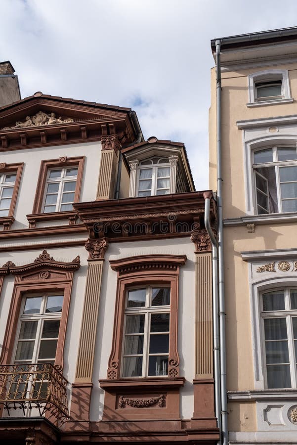 MANNHEIM, GERMANY, 05/11/2019 Typical 19th Century German Residential