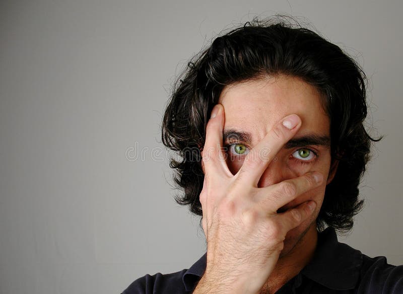 Download Mannportrait stockbild. Bild von hand, gesicht, hoch, geschäft - 30317