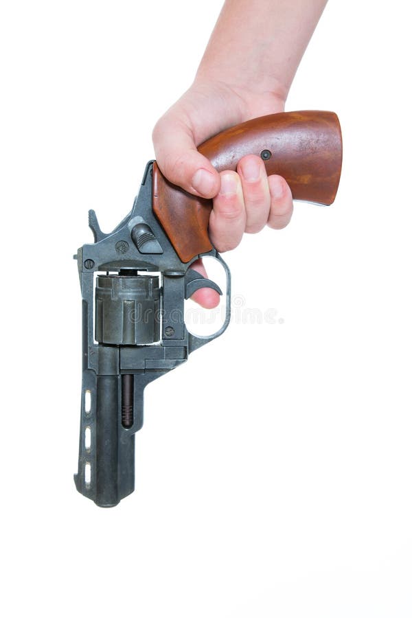 Mano con un arma foto de archivo libre de regalías Mano con un arma foto de archivo libre de regalías