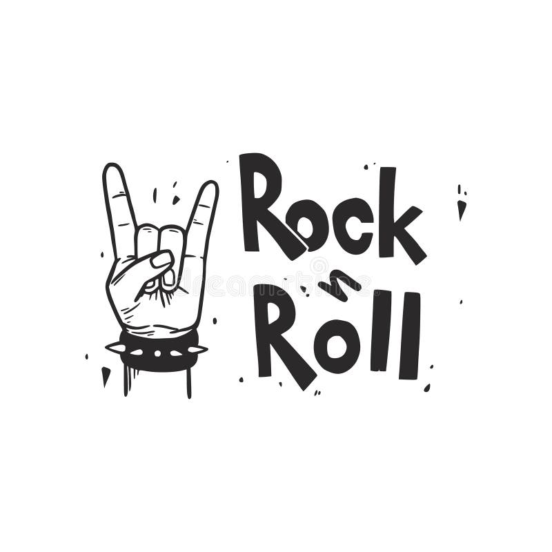 Mano De Rock Y Roll. Dibujado a Mano Ilustración del Vector - Ilustración de festival, mano: 226892961 Mano De Rock Y Roll. Dibujado a Mano Ilustración del Vector - Ilustración de festival, mano: 226892961