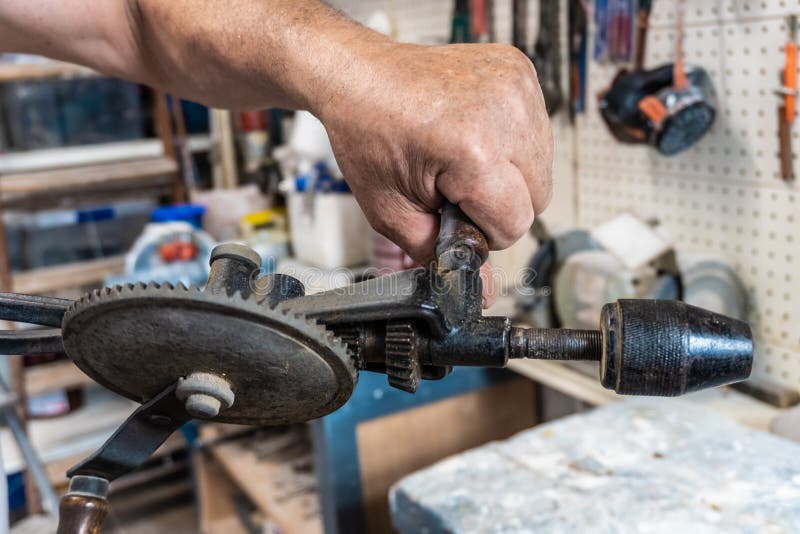 212 Taladro Manual Antiguo Fotos de stock Fotos libres de regalías de Dreamstime