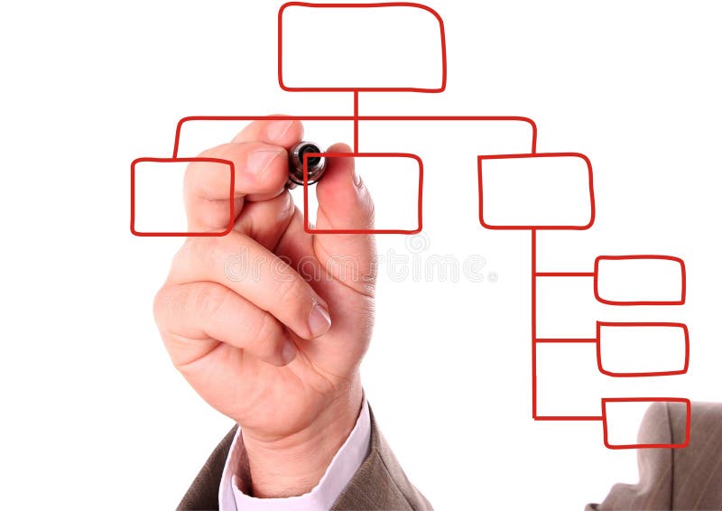 Mano del hombre de negocios que drena amigos rojos imagen de archivo Mano del hombre de negocios que drena amigos rojos imagen de archivo