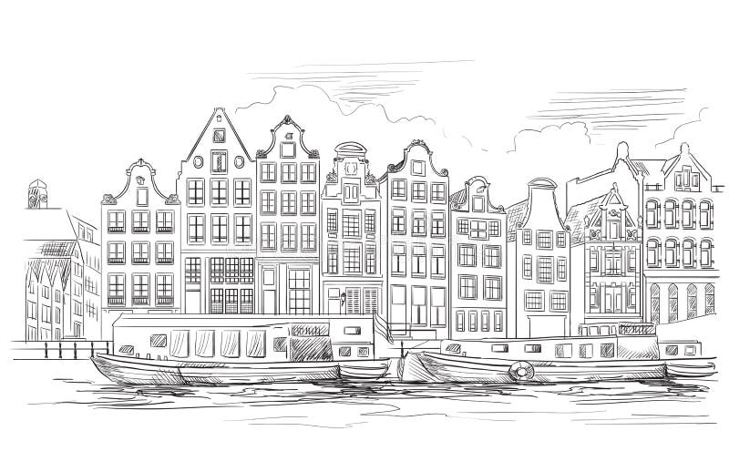 Dibujo a mano vectorial Holanda 7 libre illustration