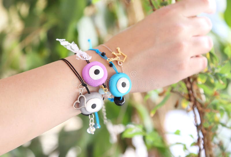 Bracciale Malocchio Cavigliera Con Hamsa Mano Di - Foto 11