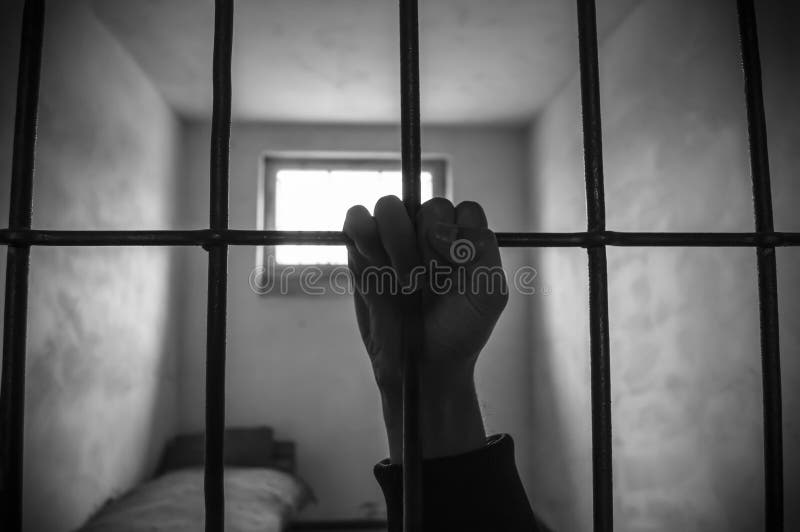Mano di un prigioniero immagine stock libera da diritti Mano di un prigioniero immagine stock libera da diritti