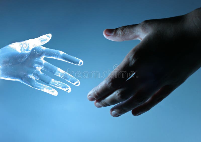 Mano humana y atrifical Mano humana y atrifical