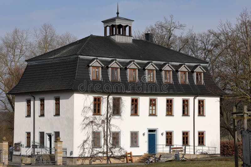 Manoir de Creuzburg en Allemagne photographie stock Manoir de Creuzburg en Allemagne photographie stock