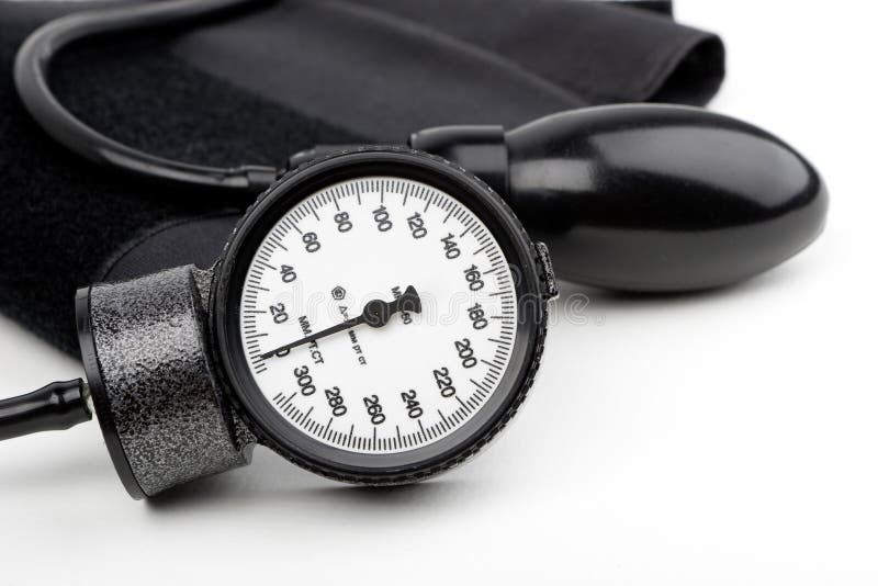 Manometer for Blood Pressure Isolated Stock Photo Image of lifestyle
