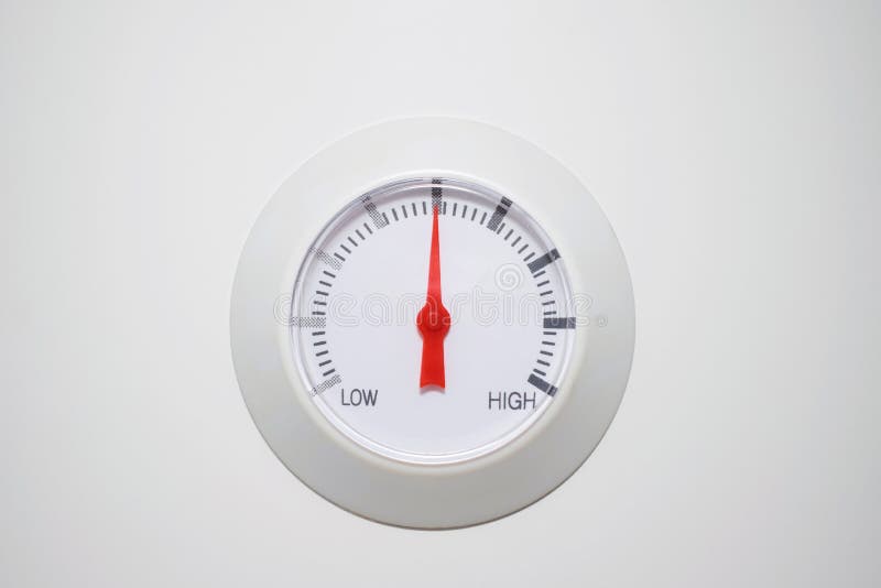 Manometer the Heating Boiler at Home Stock Photo Image of home
