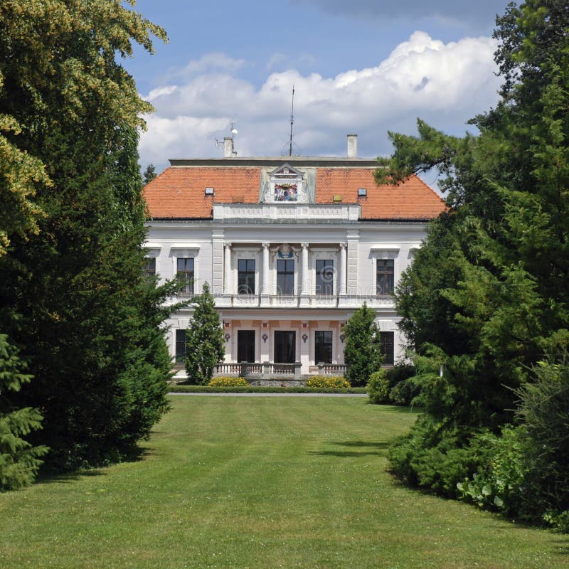 Manor-house in arboretum, Slovakia