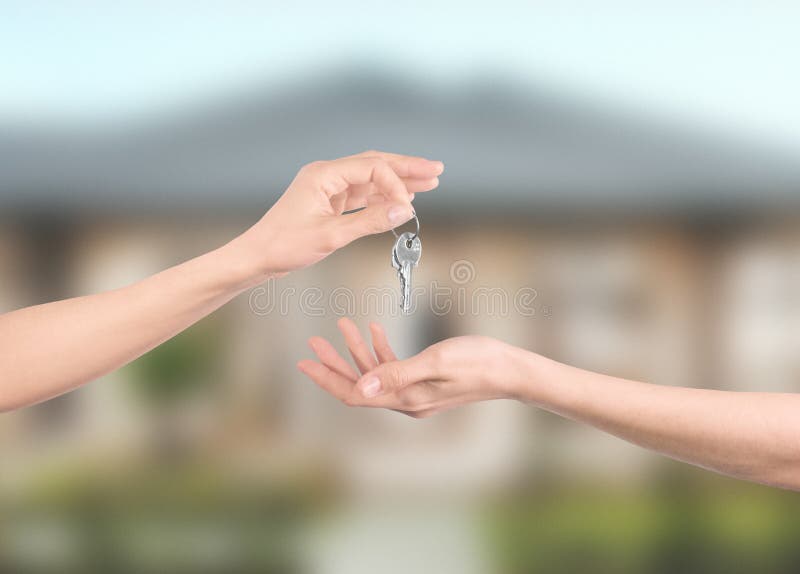 Manos Con Llaves Con La En Fondo de - de tarjeta, acertado: 91492548