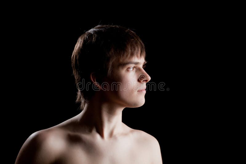 manprofilbarn arkivbilder manprofilbarn arkivbilder