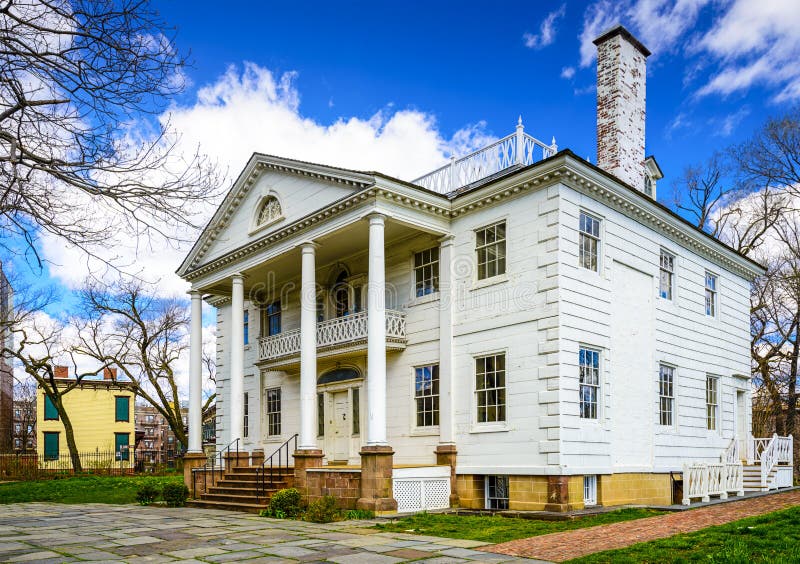 The historic Morris-Jumel Mansion in Washington Heights, New York, New York, USA. The historic Morris-Jumel Mansion in Washington Heights, New York, New York, USA.