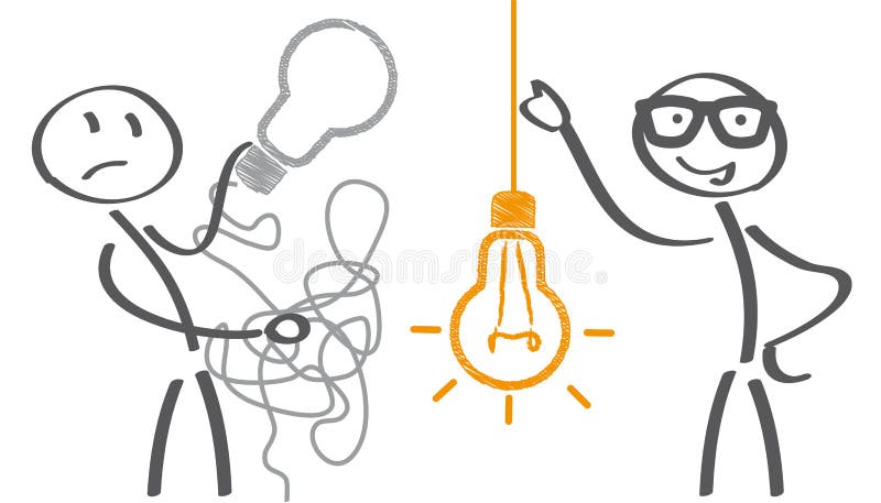 Mantenha-o conceito simples ilustração do vetor Mantenha-o conceito simples ilustração do vetor
