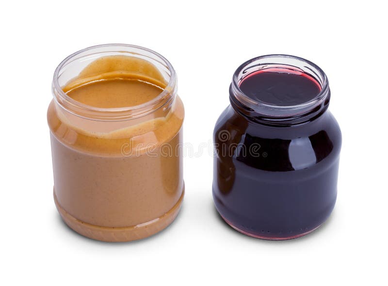 Mantequilla de Maní y Mermelada fotos de archivo libres de regalías