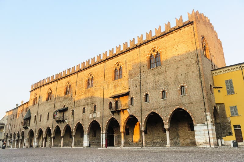 Mantua, Palazzo Ducale royalty-vrije stock foto's Mantua, Palazzo Ducale royalty-vrije stock foto's