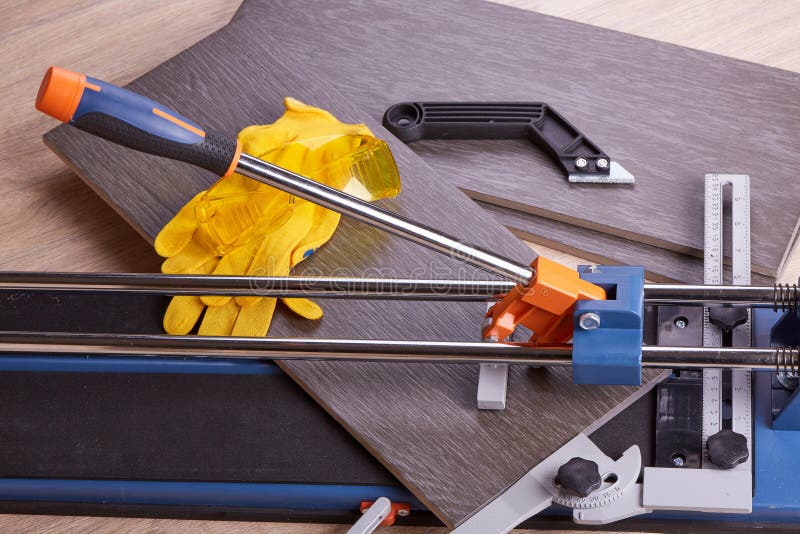 Manual Cutter Ceramic Tile. Stock Image Image of cutter, line 74982569