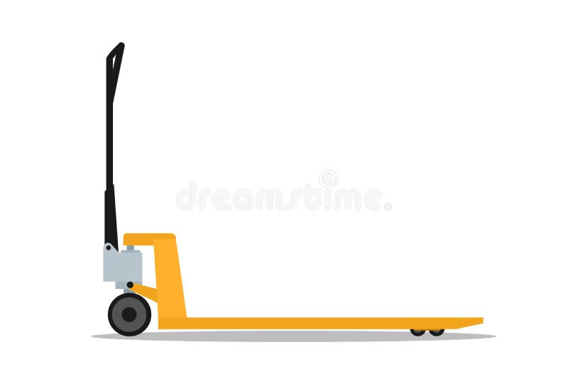 Manual Forklift With Fork Extensions Stock Vector Illustration Of Shipment Cooling 108987951