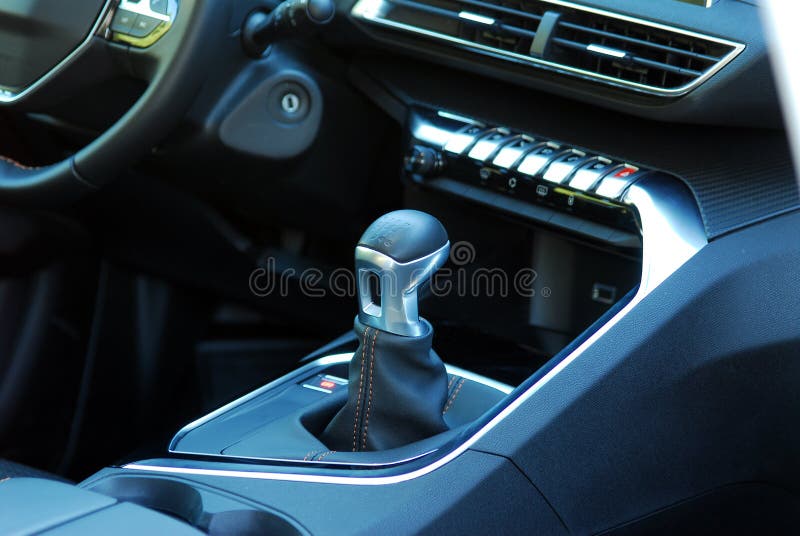 Manual gear shift stock photo. Image of fast, knob, modern - 101787876