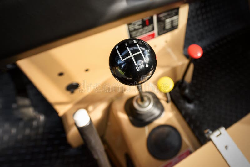 A Manual Shift Car Gear Lever Stock Image - Image of detail, stick