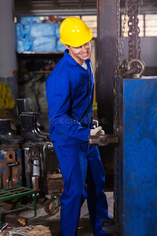 Repairman using spanner stock photo. Image of maintenance 45400790