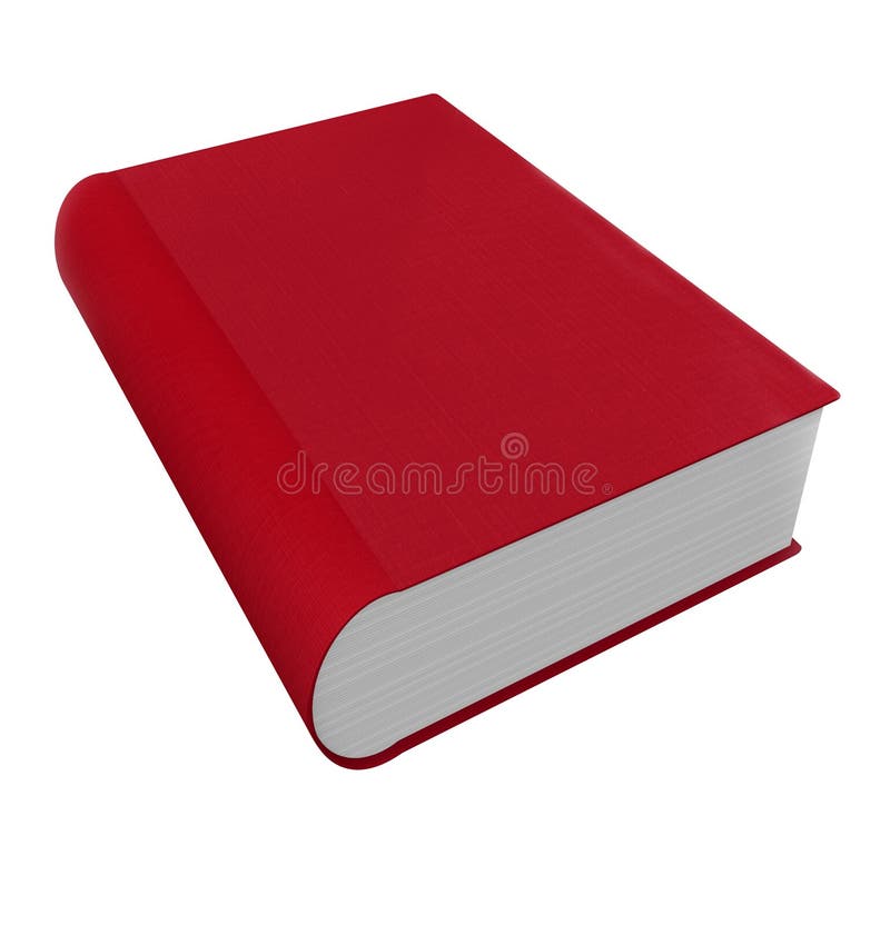Manuale novello di aiuto di consiglio di romanzo della copertura rossa 3d del libro illustrazione di stock Manuale novello di aiuto di consiglio di romanzo della copertura rossa 3d del libro illustrazione di stock