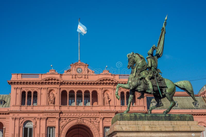 Manuel Belgrano Statue in Buenos aires, Argentinië stock afbeelding Manuel Belgrano Statue in Buenos aires, Argentinië stock afbeelding