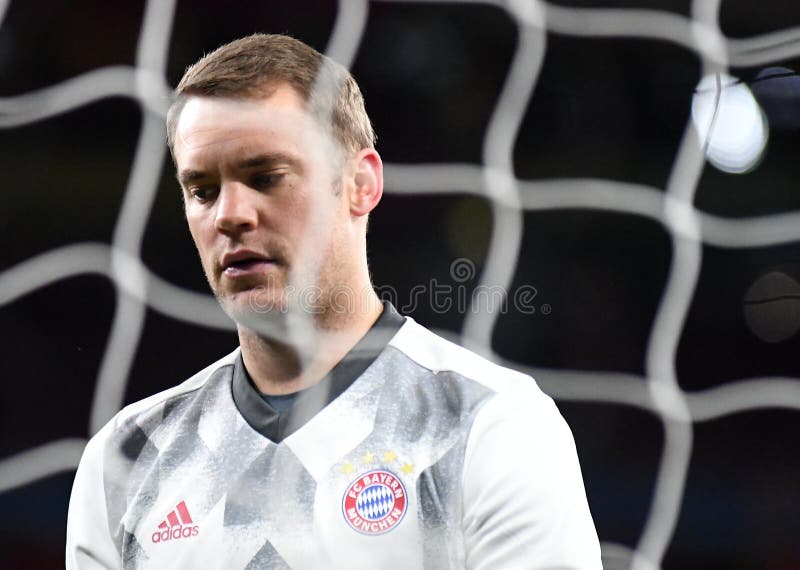 Londres Englândia Outubro 2019 Manuel Neuer Bayern Retratado Antes