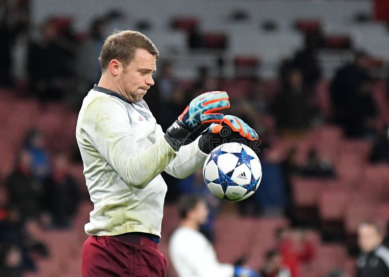 Londres Englândia Outubro 2019 Manuel Neuer Bayern Retratado Antes