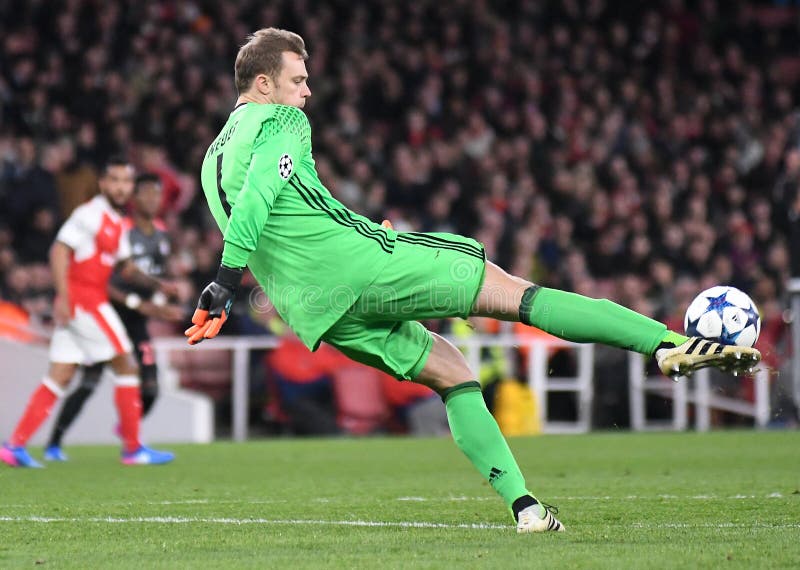 Londres Englândia Outubro 2019 Manuel Neuer Bayern Retratado Antes