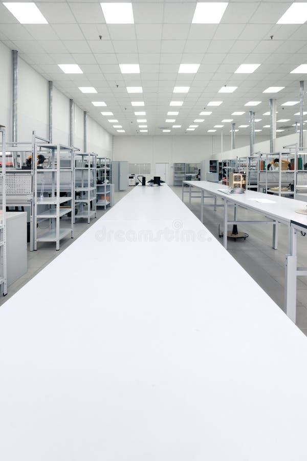 Shop Assembly of Electronic Components and Cables. Stock Image Image