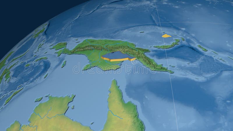 Manus tectonic plate. natuurlijke aarde