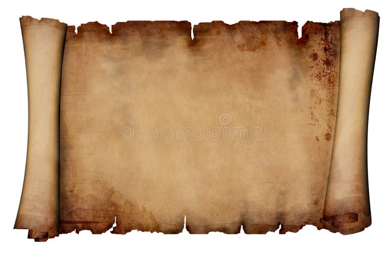 Manuscript roll vector illustration Manuscript roll vector illustration