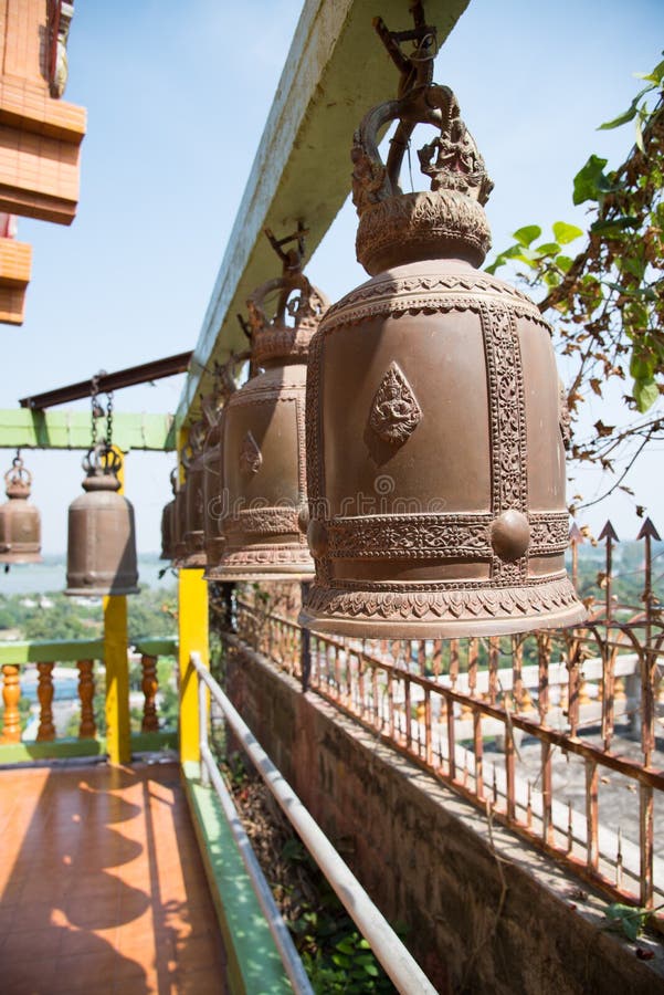 Many big bells in Temple editorial photo. Image of religion 82454481