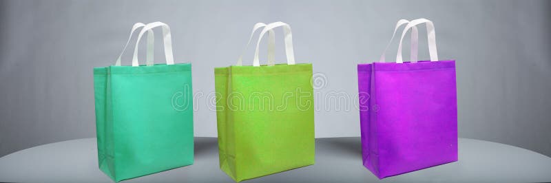 Multi colored Box Type Bags PP Non Woven Fabric for Shopping, Tote Bags