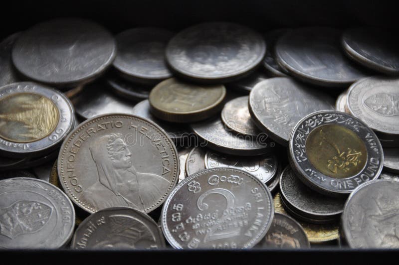 Tarnished Silver Coins Stock Photos Free & RoyaltyFree Stock Photos