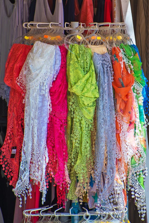 Assortment Of Colorful Sarongs Stock Image - Image of balinese, colored ...