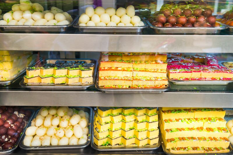  Traditional Indian Sweets Stock Photo
