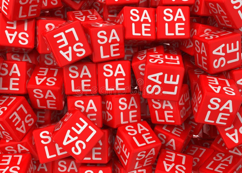 Many discount boxes stock illustration. Illustration of market 51443821