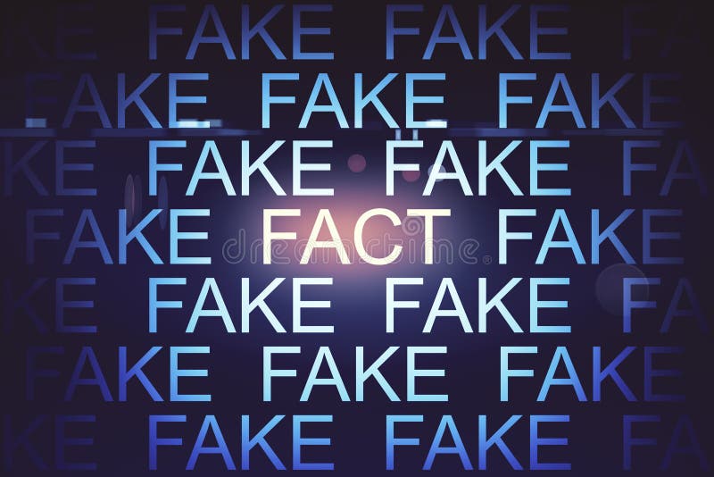 Fake on Fact News, Disinformation and Information Retro Newspaper ...