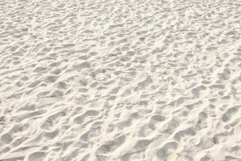 Many Footprints on the Beach Stock Image - Image of summer, beach ...