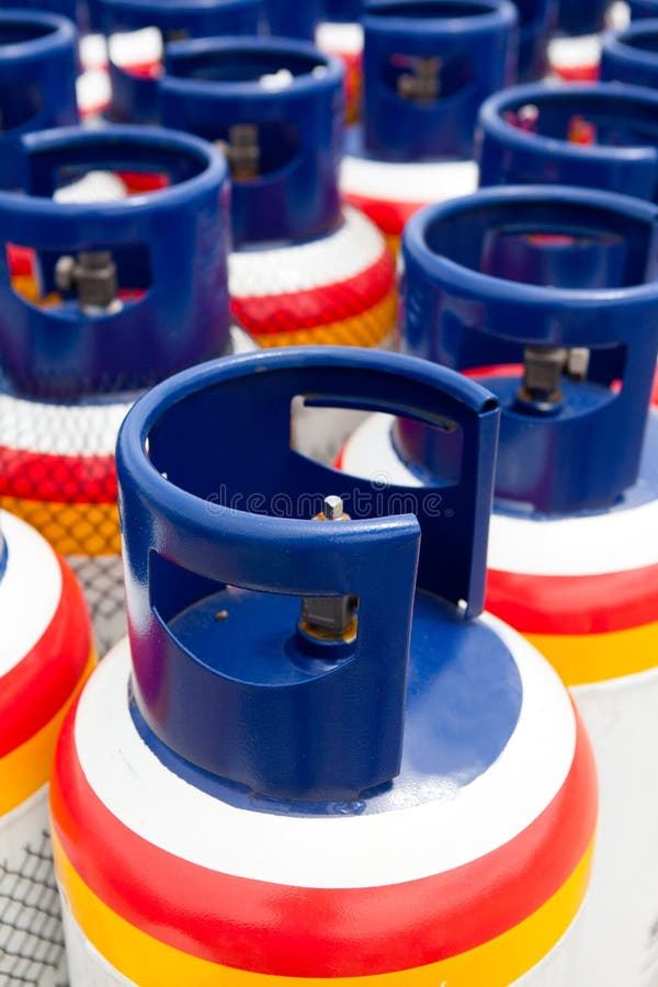 Many of the Gas tanks stock photo. Image of closeup, explosive 51292722