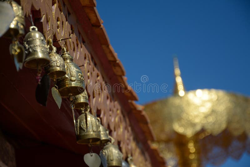 Many Hanging Bells in Temple Editorial Stock Photo Image of antique
