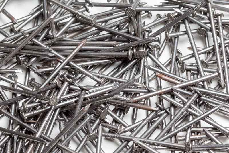 Iron nails stock image. Image of nail, texture, structure 20246629